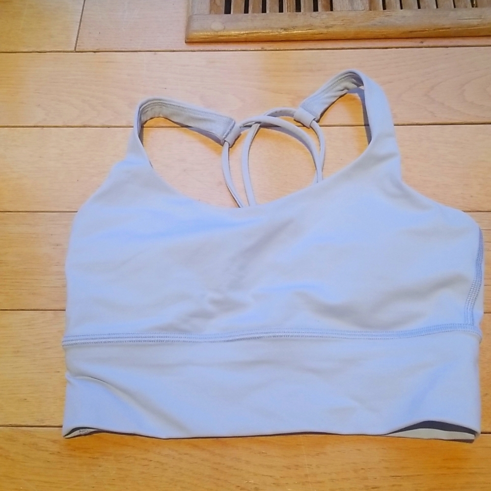 Lululemon Padded Icy Blue Padded Sports Bra